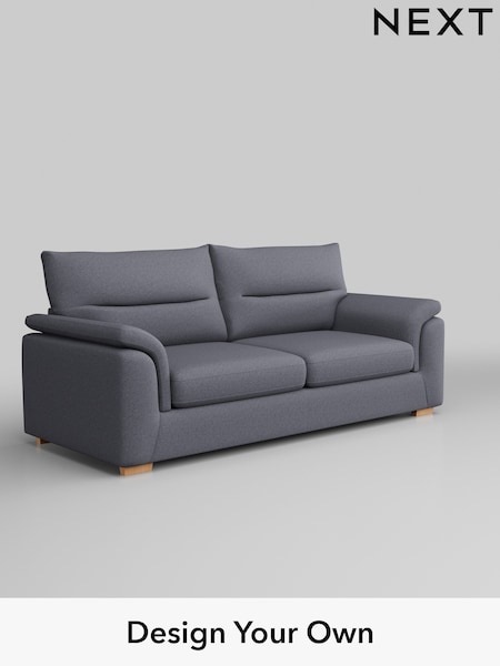 Tweedy Blend Easy Clean/Mid Slate Blue Hayden Highback (B85938) | £1,225
