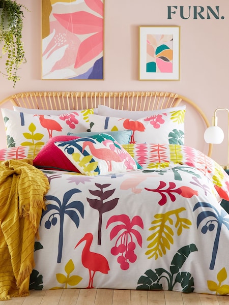 Furn Multicolour Marula Tropical Duvet Cover Set (B85989) | £19 - £36