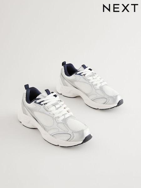 White Forever Comfort® Dad Chunky Trainers (B86016) | £42