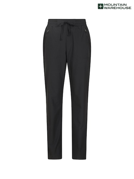 Mountain Warehouse Black Womens Explorer Quick Drying UV Max Trousers (B86022) | £38