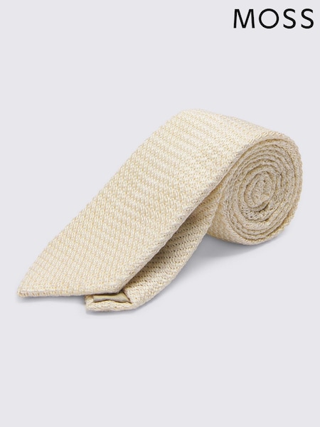 MOSS Light Silver Textured Tie (B86259) | £20