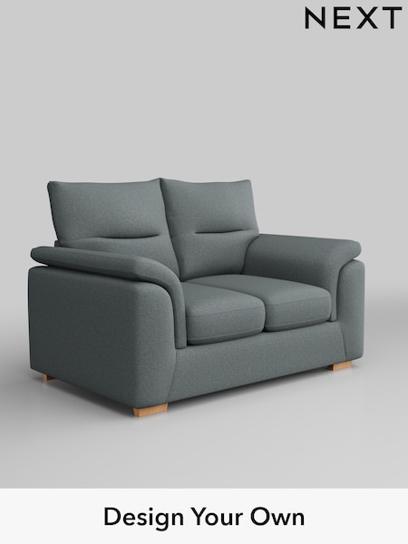 Tweedy Blend Easy Clean/Mid Slate Teal Green Hayden Highback (B86414) | £925