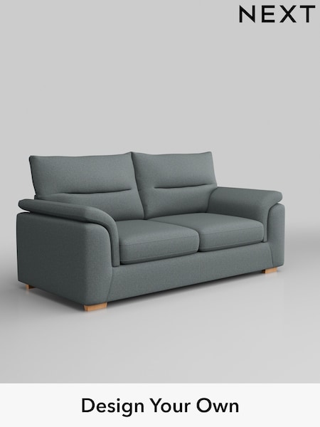 Tweedy Blend Easy Clean/Mid Slate Teal Green Hayden Highback (B86414) | £1,125