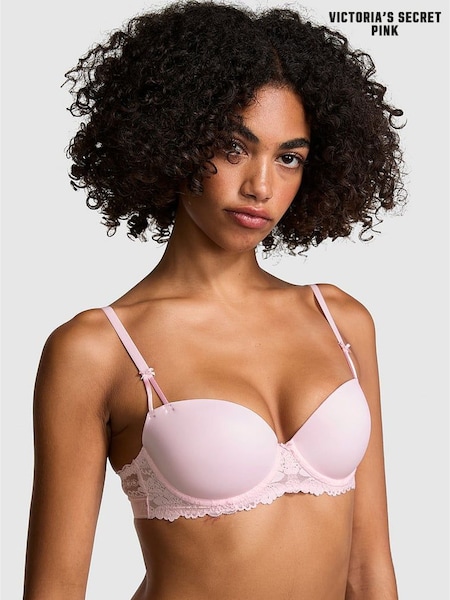 Victoria's Secret PINK Pink Tulip Balcony Push Up Bra (B86723) | £35