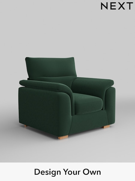 Plush Velvet Easy Clean/Bottle Green Hayden Highback (B86995) | £750