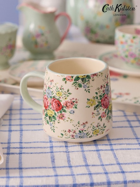 Cath Kidston Green Feels Like Home Billie Mug Set Of 4 (B87190) | £40