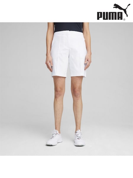 Puma White W Costa 8.5" Womens Golf Shorts (B87238) | £45