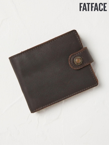 FatFace Brown Multi Compartment Leather Wallet (B87595) | £25