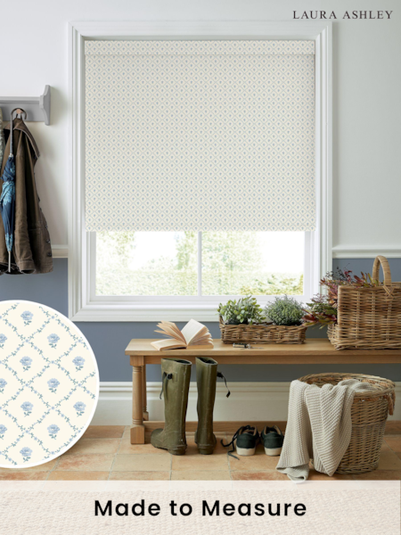 Laura Ashley Pale Seaspray Blue Kate Made to Measure Roller Blind (B87773) | £58
