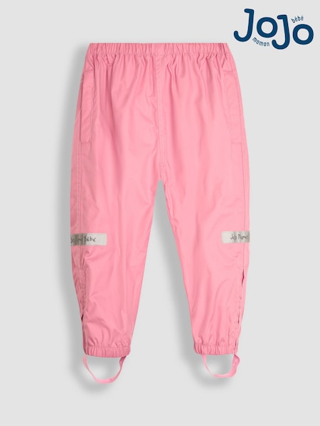 JoJo Maman Bébé Bright Pink Pack-Away Waterproof Trousers (B88030) | £22.50 - £23.50