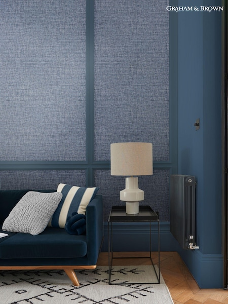 Graham & Brown Blue Sanctuary Wallpaper Sample (B88166) | £1