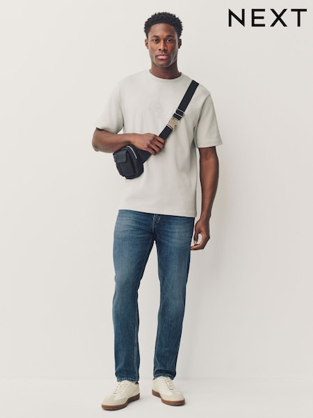 Blue Vintage Slim Fit Authentic Stretch Denim Jeans (B88286) | £30