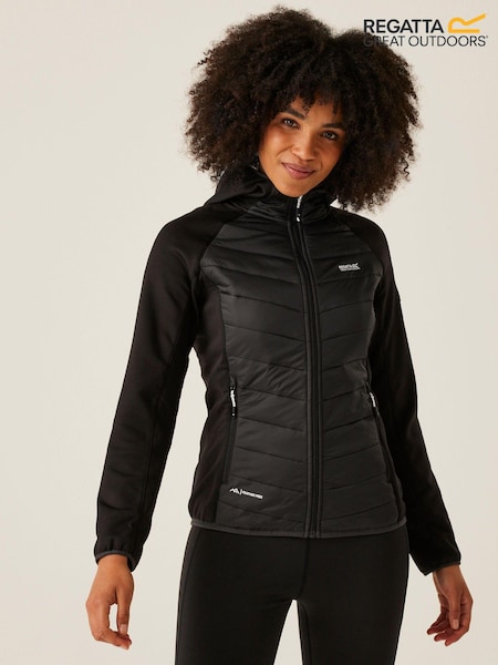 Regatta Black Womens Andreson VIII Hybrid Walking Jacket (B88362) | £49