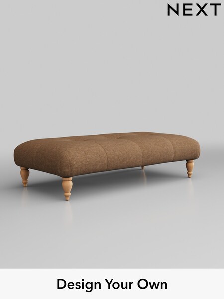 Chunky Weave/Mid Clay Natural Erin Buttoned Back Deep Relaxed Sit (B88483) | £499