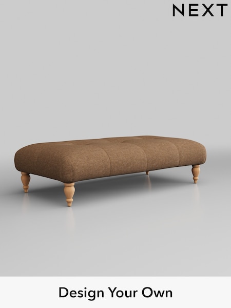 Chunky Weave/Mid Clay Natural Erin Buttoned Back Deep Relaxed Sit (B88483) | £499
