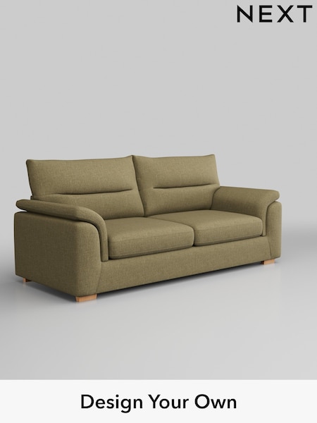 Chunky Weave/Dark Moss Green Hayden Highback (B88507) | £1,325