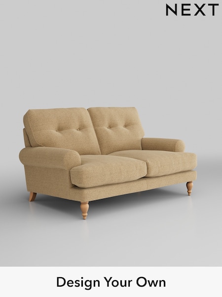 Chunky Chenille/Mid Camel Brown Erin Buttoned Back Deep Sit (B88628) | £1,175