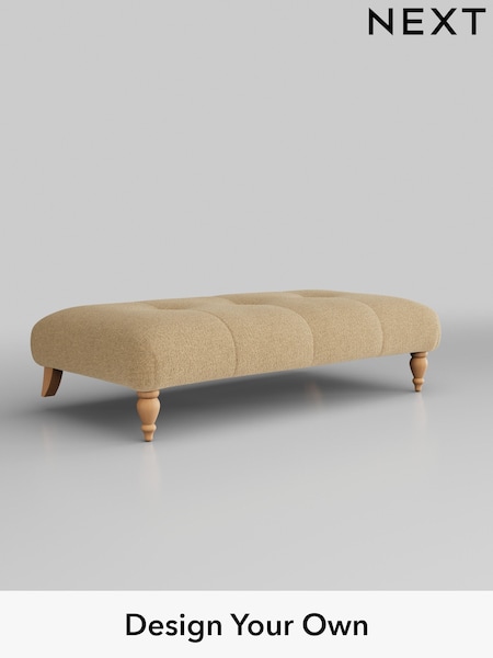 Chunky Chenille/Mid Camel Brown Erin Buttoned Back Deep Sit (B88628) | £499