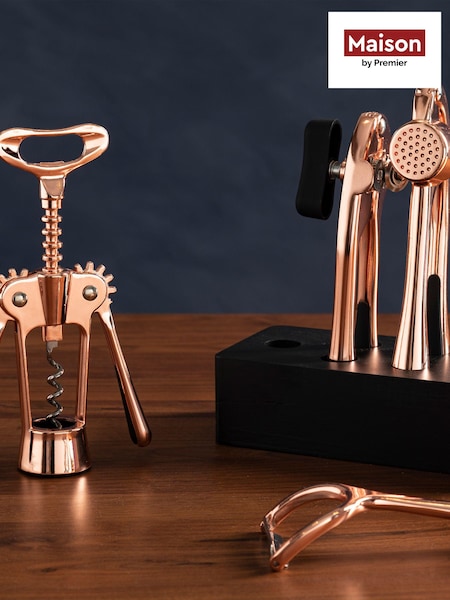 Maison by Premier Rose Gold Paragon 5 Piece Kitchen Gadget Set (B88936) | £47