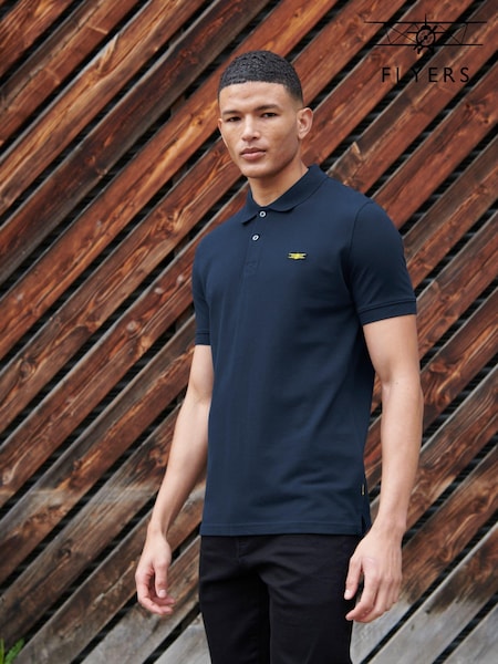 Flyers Mens Classic Fit 100% Cotton Polo Shirt (B89033) | £30