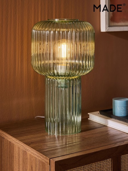 MADE.COM Green Briz Table Lamp (B89256) | £59