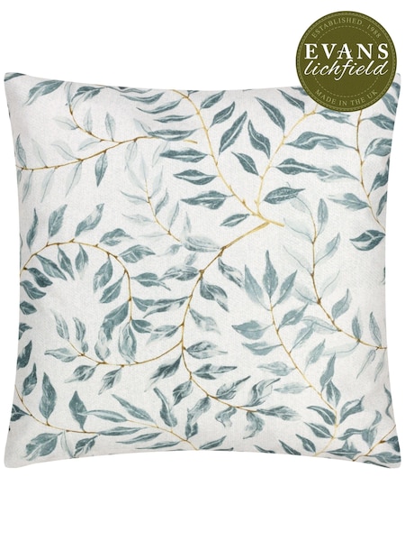 Evans Lichfield Green Vinea Floral Outdoor Cushion (B89278) | £28