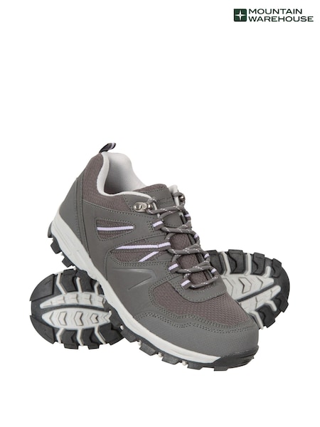 Mountain Warehouse Grey Wide Fit Mcleod Womens Walking Shoes (B89749) | £35