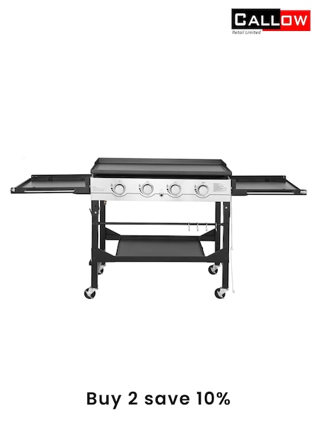 Callow Black High Power Gas Flat Top Griddle 4 Burner (B89778) | £495
