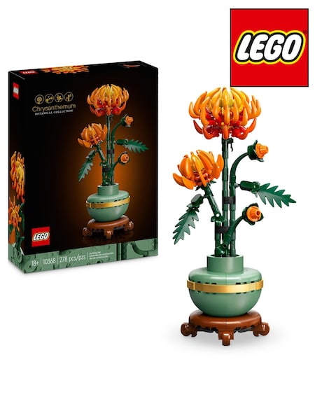 Lego Icons Chrysanthemum Flower Set for Adults 10368 (B90375) | £25