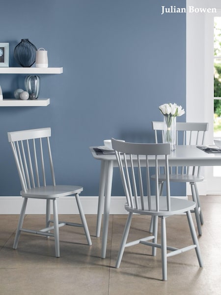 Julian Bowen Grey Torino Chairs Set Of 4 (B90477) | £260