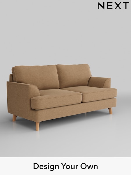 Fine Chenille Easy Clean/Mid Sand Beige Peyton (B90677) | £975