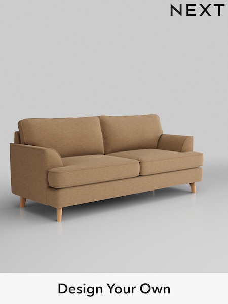 Fine Chenille Easy Clean/Mid Sand Beige Peyton (B90677) | £1,075