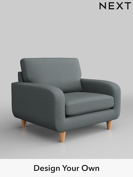 Tweedy Blend Easy Clean/Mid Slate Teal Green Camden (B90697) | £550