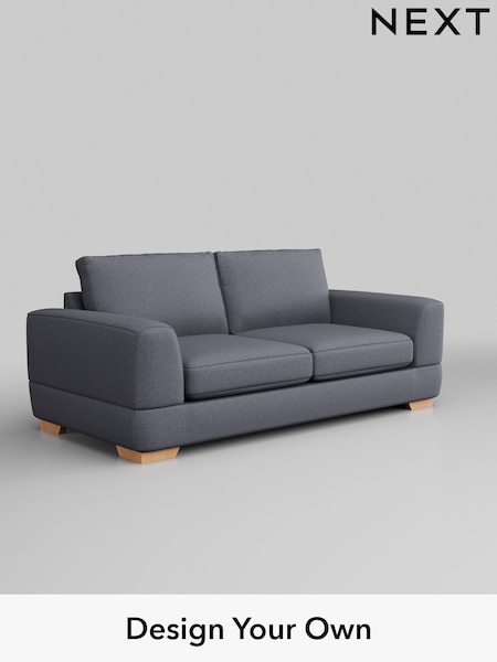 Tweedy Blend Easy Clean/Mid Slate Blue Clayton (B90724) | £1,125