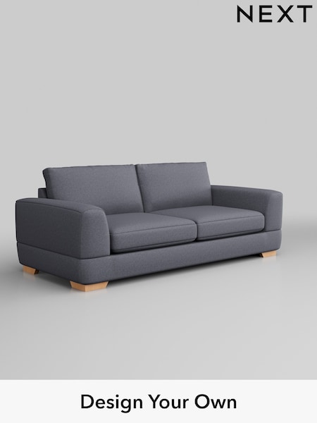Tweedy Blend Easy Clean/Mid Slate Blue Clayton (B90724) | £1,225