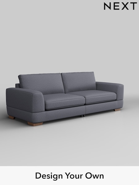 Tweedy Blend Easy Clean/Mid Slate Blue Clayton (B90724) | £1,325