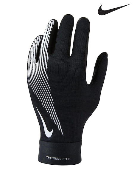 Nike Black Youth Academy ThermaFIT Football Gloves (B90830) | £23