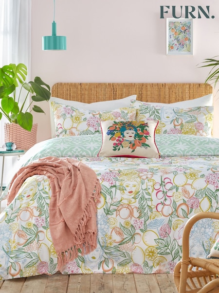 Furn Multicolour Taormina Floral Duvet Cover Set (B90853) | £19 - £36
