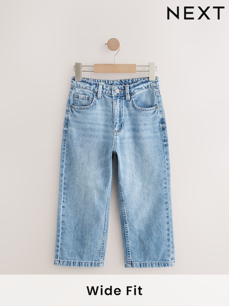 Blue Wide Fit Authentic 100% Cotton Jeans (3-16yrs) (B91125) | £15 - £20