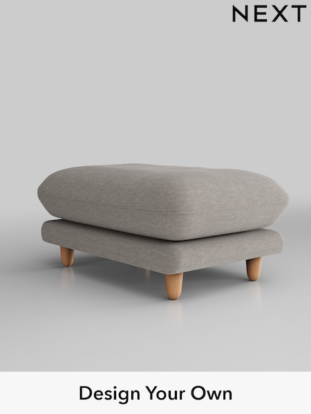 Fine Chenille Easy Clean/Light Steel Grey Odella (B91386) | £425