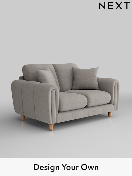 Fine Chenille Easy Clean/Light Steel Grey Odella (B91386) | £1,175