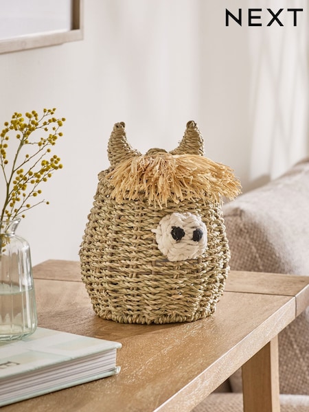 Natural Mini Hamish Basket (B91645) | £16