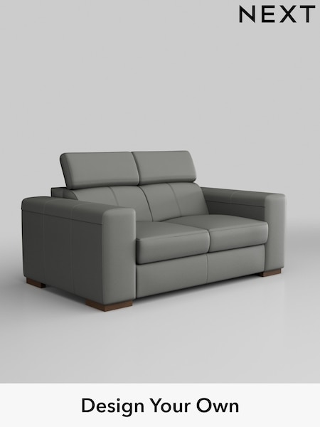 Calabria/French Grey Lennox Highback Leather (B92096) | £1,725