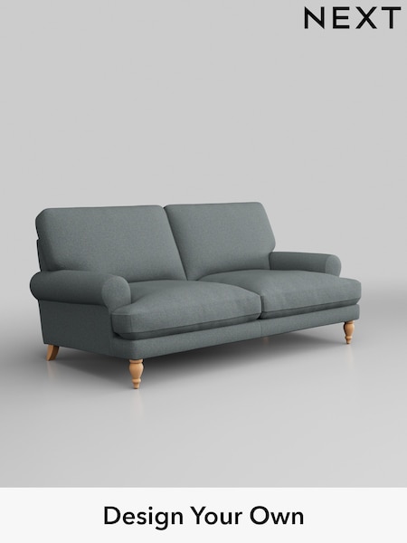Tweedy Blend Easy Clean/Mid Slate Teal Green Erin Deep Relaxed Sit (B92169) | £1,175