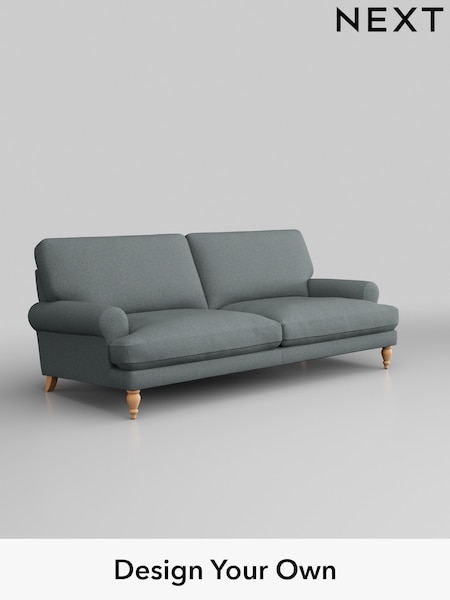 Tweedy Blend Easy Clean/Mid Slate Teal Green Erin Deep Relaxed Sit (B92169) | £1,275