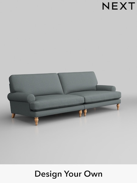 Tweedy Blend Easy Clean/Mid Slate Teal Green Erin Deep Relaxed Sit (B92169) | £1,375