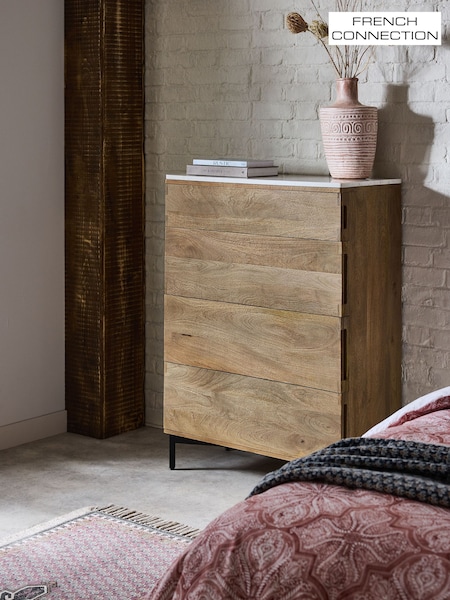 French Connection Natural Spencer Chest of Drawers (B92694) | £769