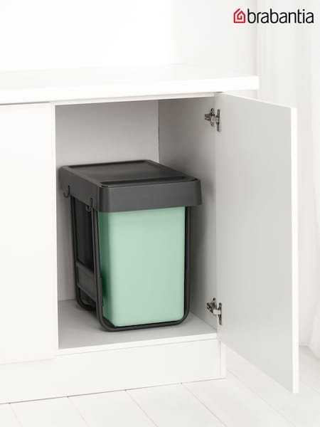 Brabantia Dark Grey Sort And Go Built-in Bin 2x15L (B92888) | £99