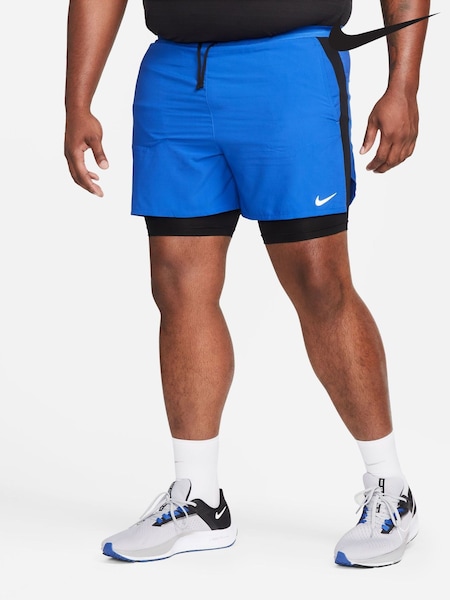 Nike Game Blue Dri-FIT Stride 5 Inch 2-in-1 Running Shorts (B93165) | £55