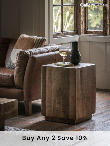 Gallery Home Natural Millom Side Table (B93375) | £291